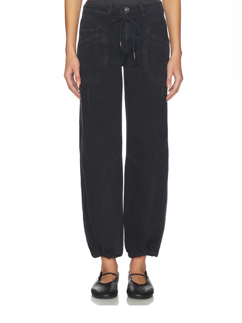 Free People We The Free Love Language Pull-On Jeans Hideaway 28